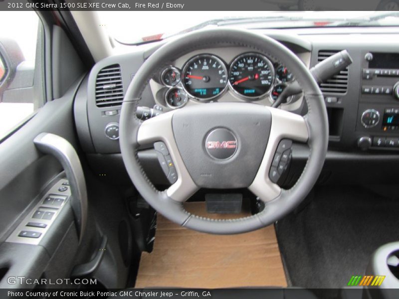 2012 Sierra 1500 SLE XFE Crew Cab Steering Wheel