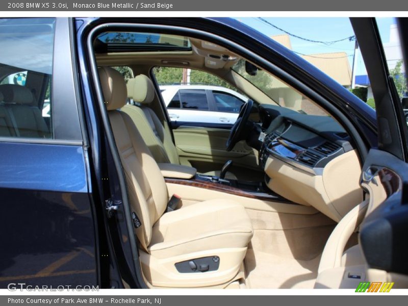 Monaco Blue Metallic / Sand Beige 2008 BMW X5 3.0si