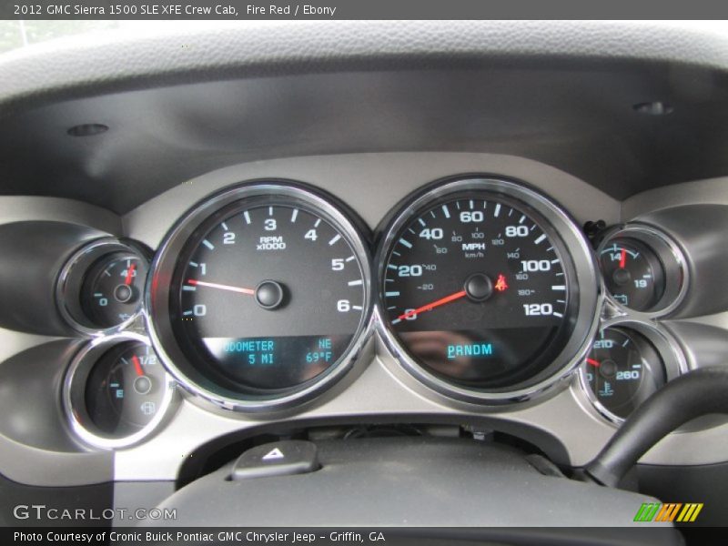  2012 Sierra 1500 SLE XFE Crew Cab SLE XFE Crew Cab Gauges