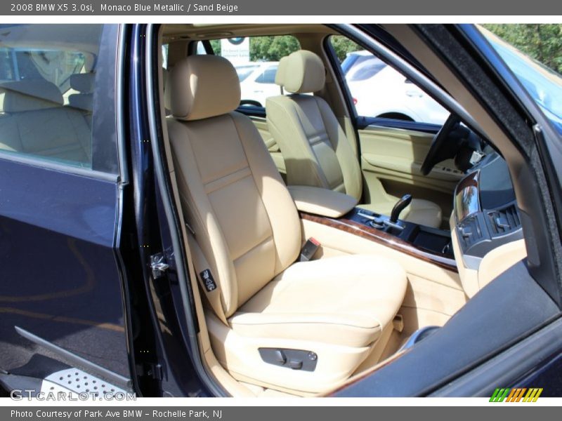 Monaco Blue Metallic / Sand Beige 2008 BMW X5 3.0si