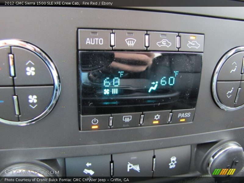 Controls of 2012 Sierra 1500 SLE XFE Crew Cab