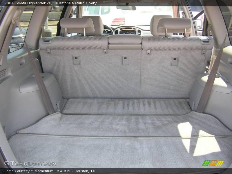 Bluestone Metallic / Ivory 2004 Toyota Highlander V6