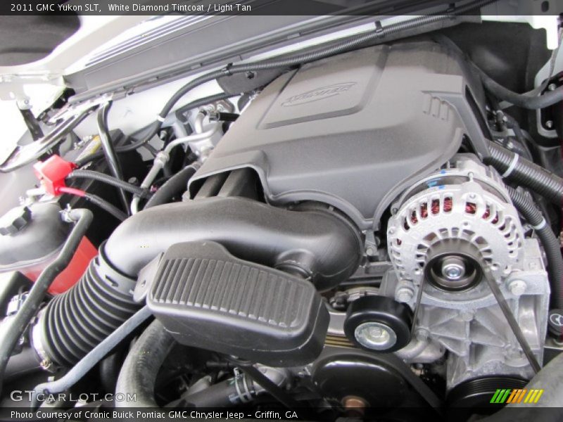 White Diamond Tintcoat / Light Tan 2011 GMC Yukon SLT