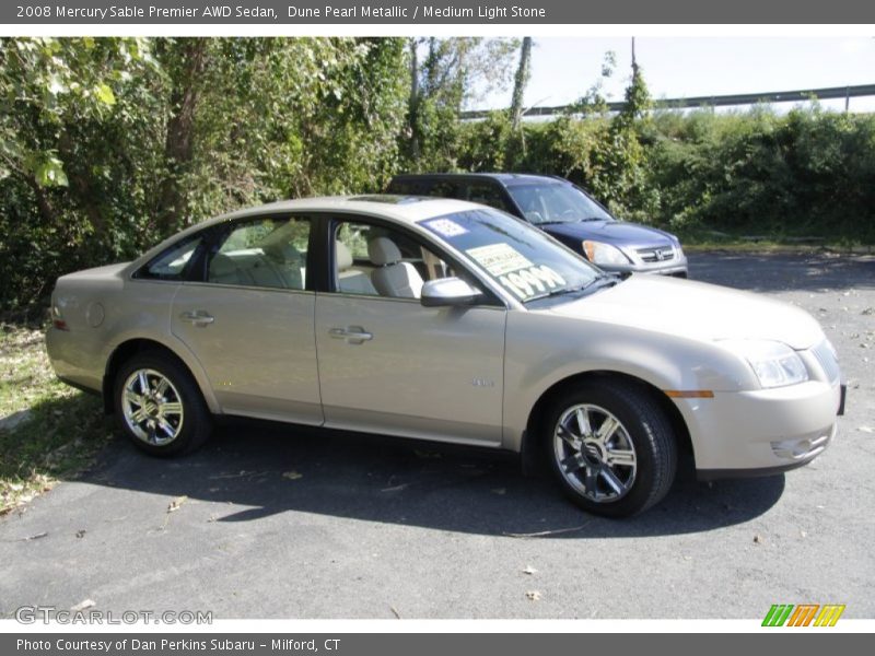 Dune Pearl Metallic / Medium Light Stone 2008 Mercury Sable Premier AWD Sedan