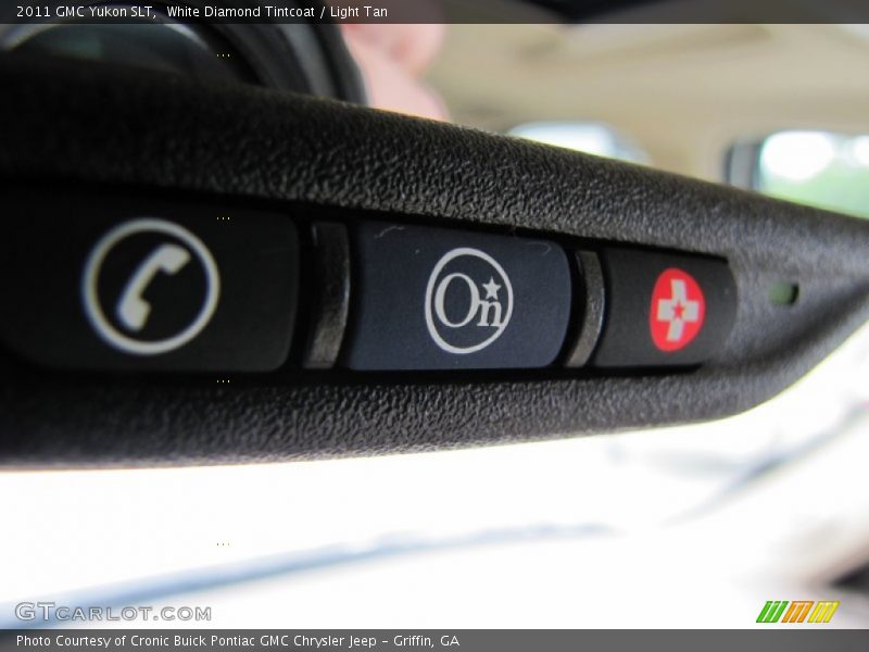 White Diamond Tintcoat / Light Tan 2011 GMC Yukon SLT