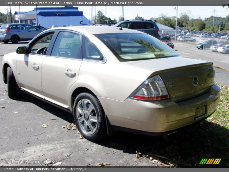 Dune Pearl Metallic / Medium Light Stone 2008 Mercury Sable Premier AWD Sedan