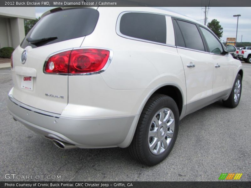 White Diamond Tricoat / Cashmere 2012 Buick Enclave FWD