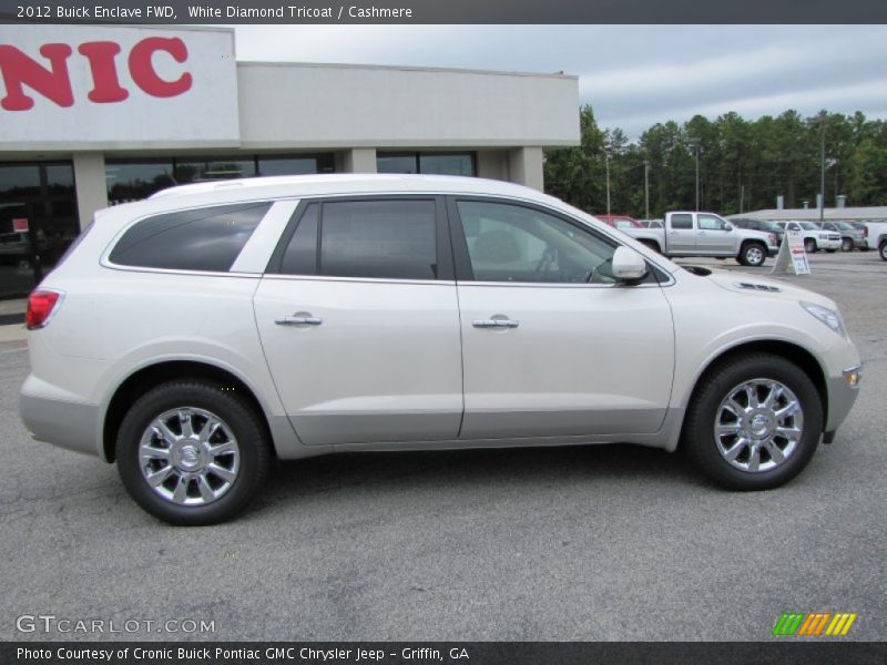 White Diamond Tricoat / Cashmere 2012 Buick Enclave FWD
