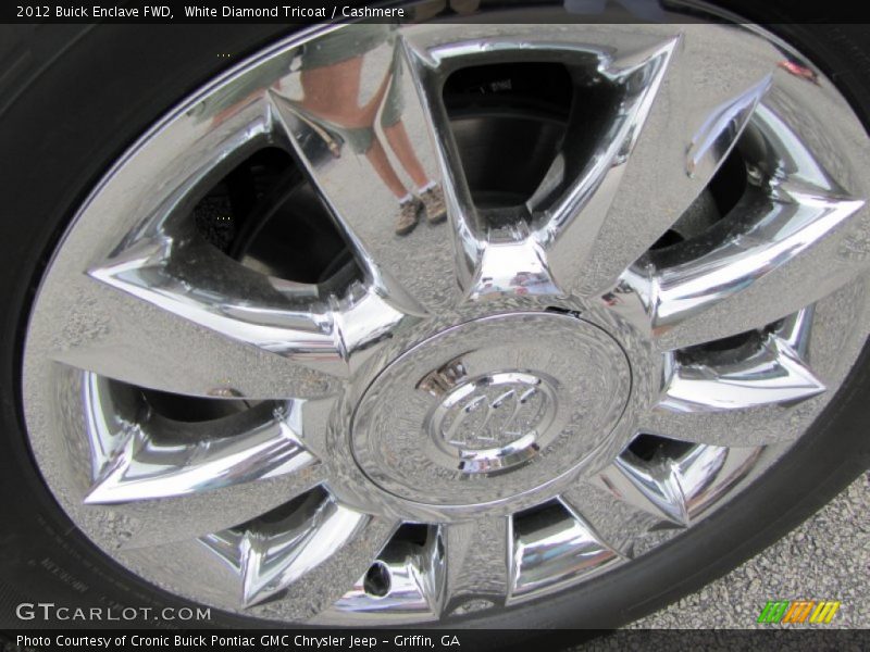 White Diamond Tricoat / Cashmere 2012 Buick Enclave FWD