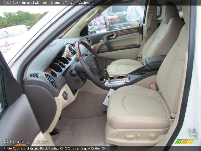 White Diamond Tricoat / Cashmere 2012 Buick Enclave FWD