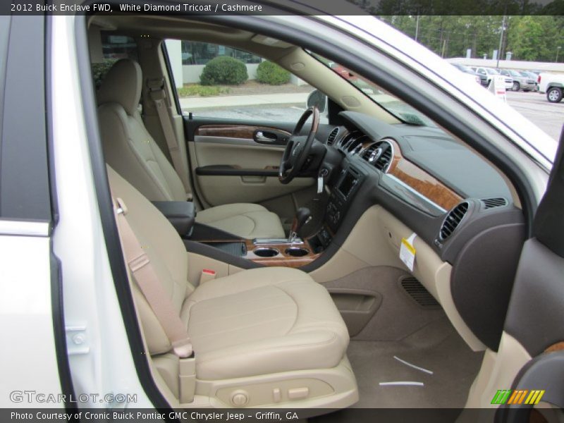White Diamond Tricoat / Cashmere 2012 Buick Enclave FWD