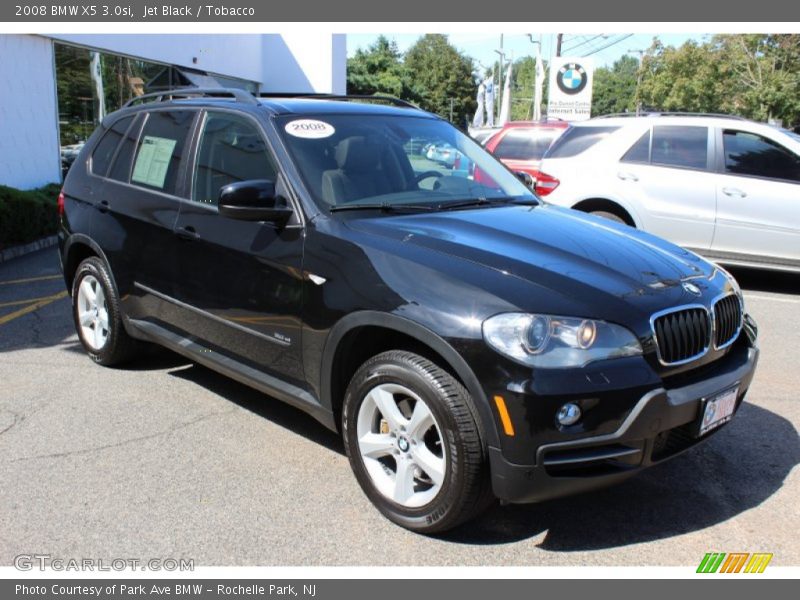 Jet Black / Tobacco 2008 BMW X5 3.0si