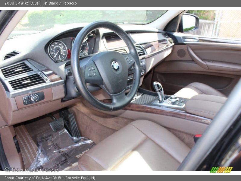 Jet Black / Tobacco 2008 BMW X5 3.0si