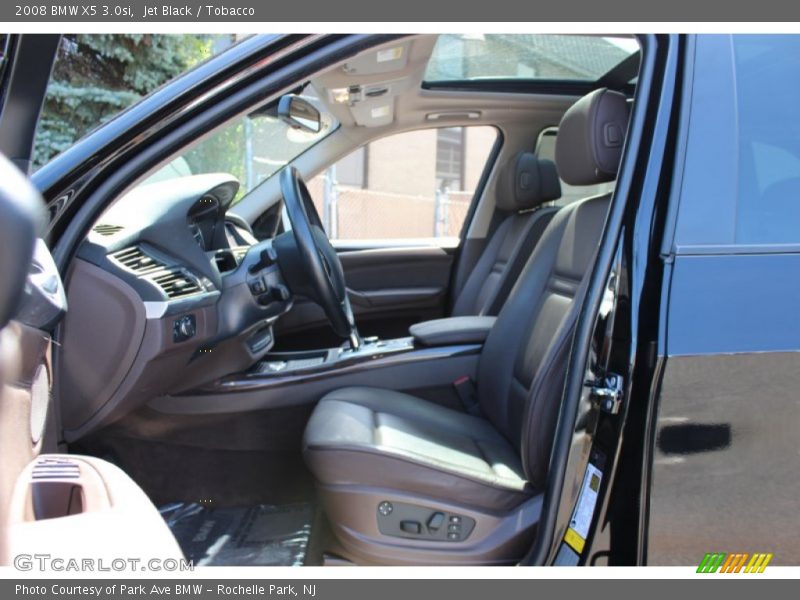 Jet Black / Tobacco 2008 BMW X5 3.0si