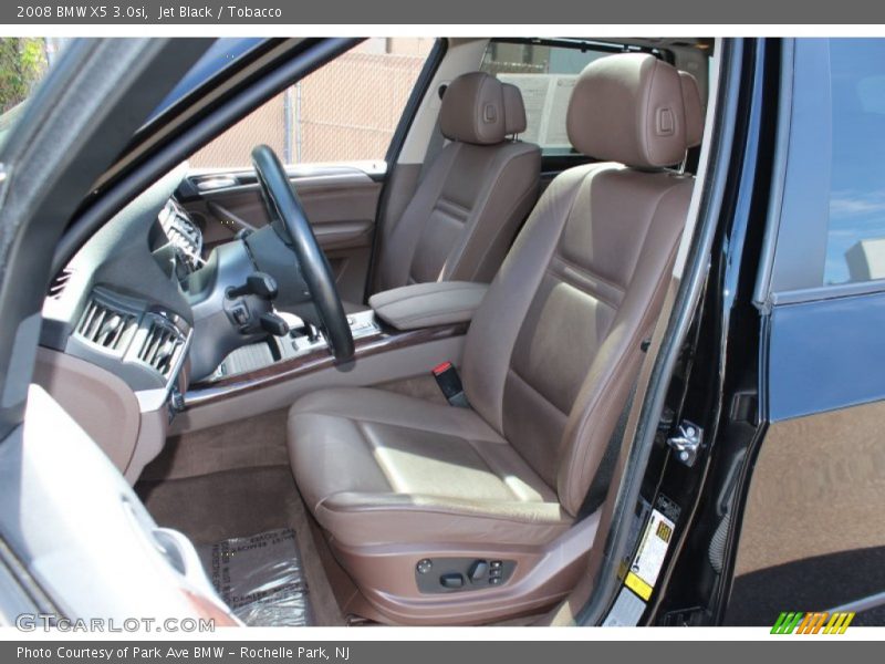 Jet Black / Tobacco 2008 BMW X5 3.0si