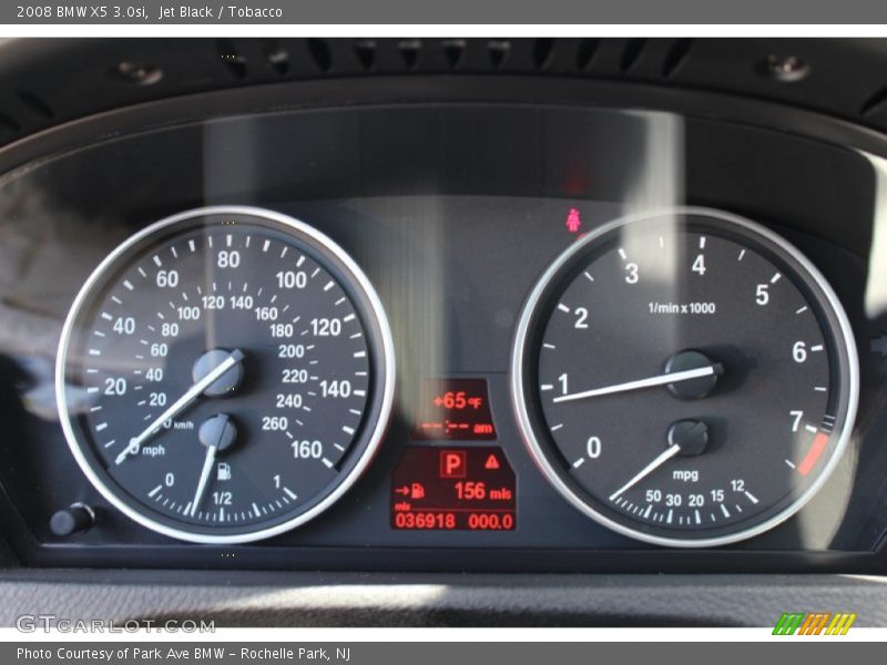 Jet Black / Tobacco 2008 BMW X5 3.0si