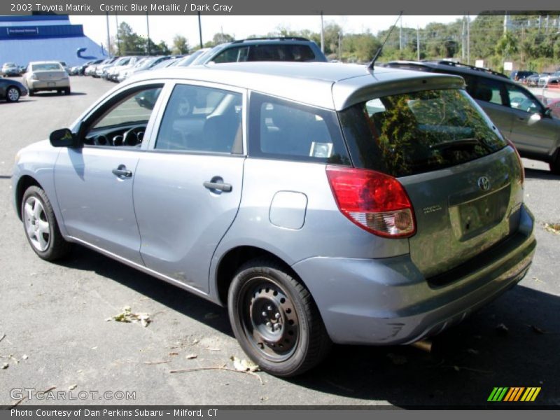 Cosmic Blue Metallic / Dark Gray 2003 Toyota Matrix