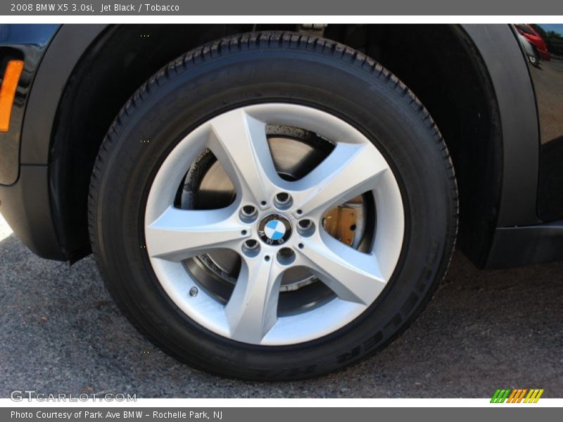Jet Black / Tobacco 2008 BMW X5 3.0si