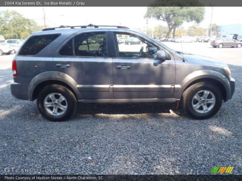 Ice Blue Metallic / Gray 2004 Kia Sorento EX