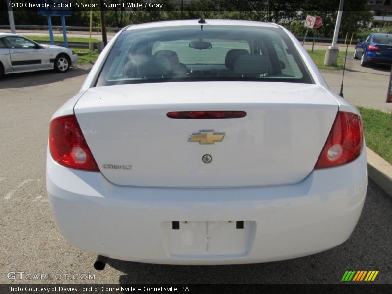 Summit White / Gray 2010 Chevrolet Cobalt LS Sedan