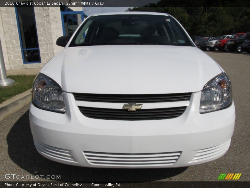 Summit White / Gray 2010 Chevrolet Cobalt LS Sedan