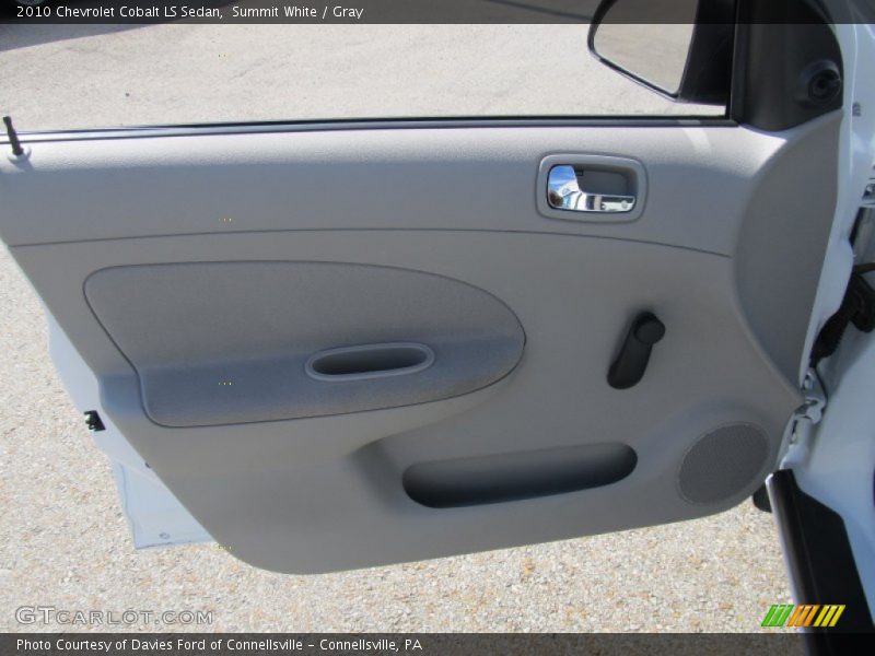 Summit White / Gray 2010 Chevrolet Cobalt LS Sedan