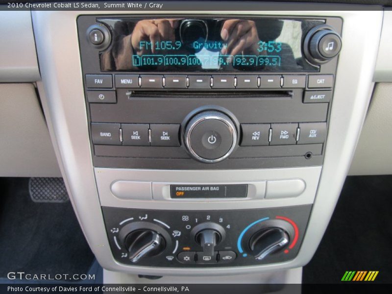 Summit White / Gray 2010 Chevrolet Cobalt LS Sedan