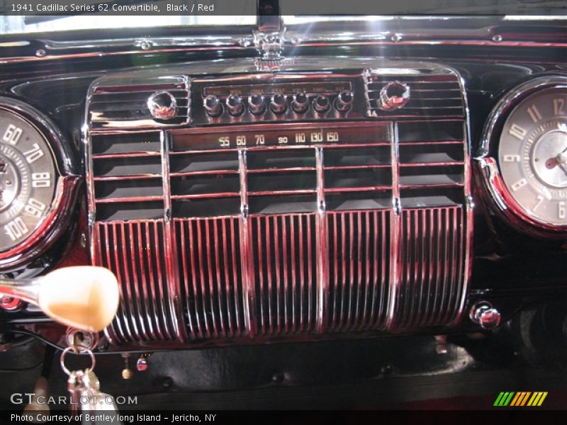 Black / Red 1941 Cadillac Series 62 Convertible