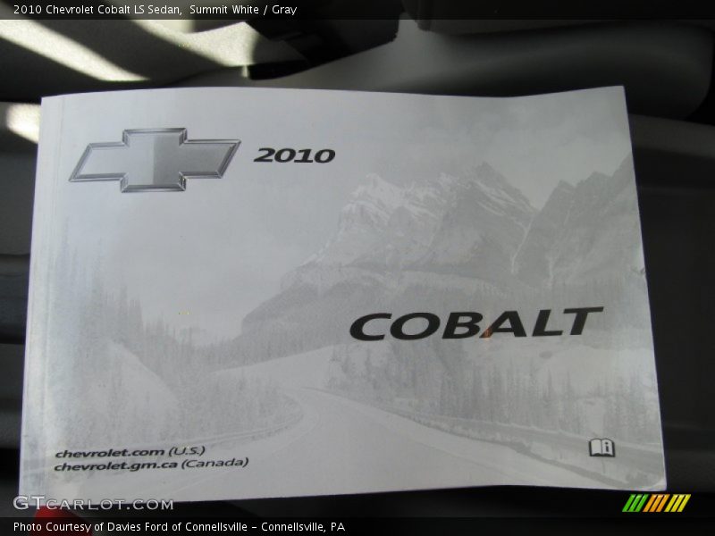 Summit White / Gray 2010 Chevrolet Cobalt LS Sedan