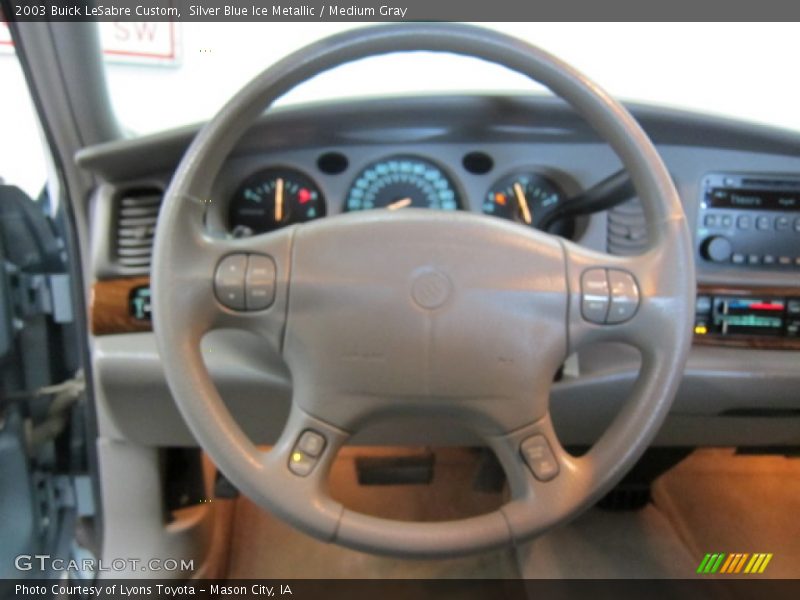 Silver Blue Ice Metallic / Medium Gray 2003 Buick LeSabre Custom