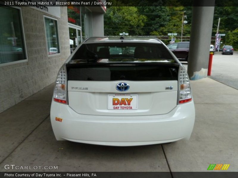 Blizzard White Pearl / Dark Gray 2011 Toyota Prius Hybrid II