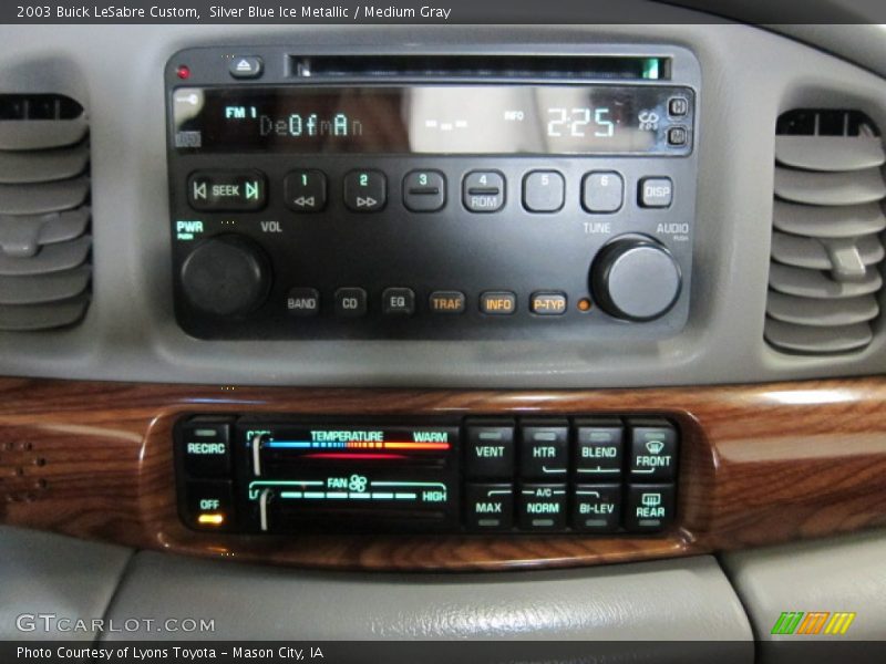 Silver Blue Ice Metallic / Medium Gray 2003 Buick LeSabre Custom