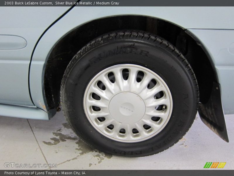 Silver Blue Ice Metallic / Medium Gray 2003 Buick LeSabre Custom