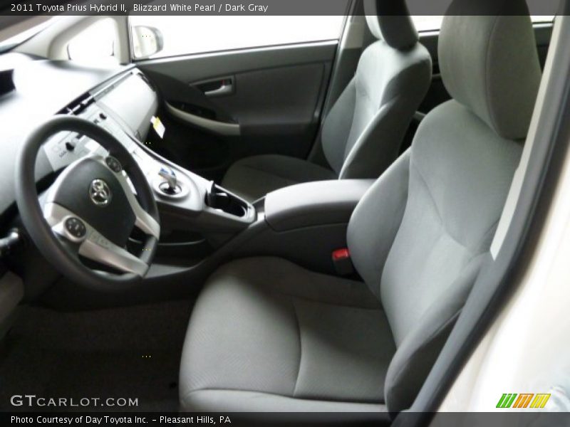 Blizzard White Pearl / Dark Gray 2011 Toyota Prius Hybrid II