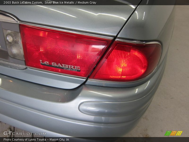 Silver Blue Ice Metallic / Medium Gray 2003 Buick LeSabre Custom