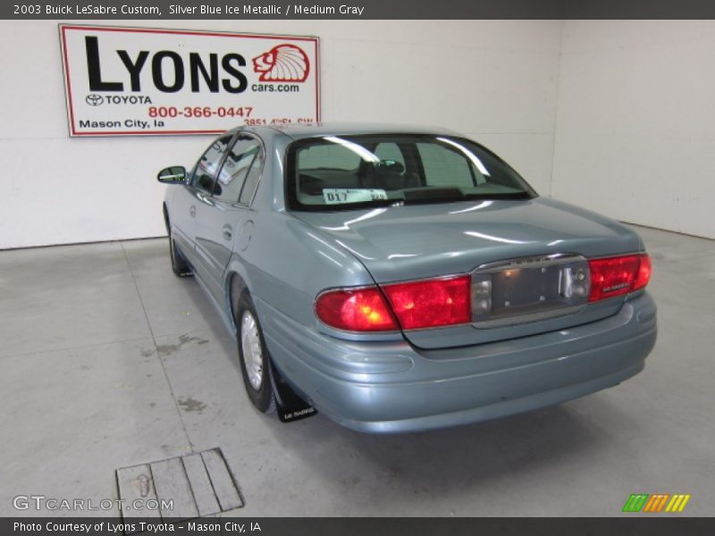 Silver Blue Ice Metallic / Medium Gray 2003 Buick LeSabre Custom