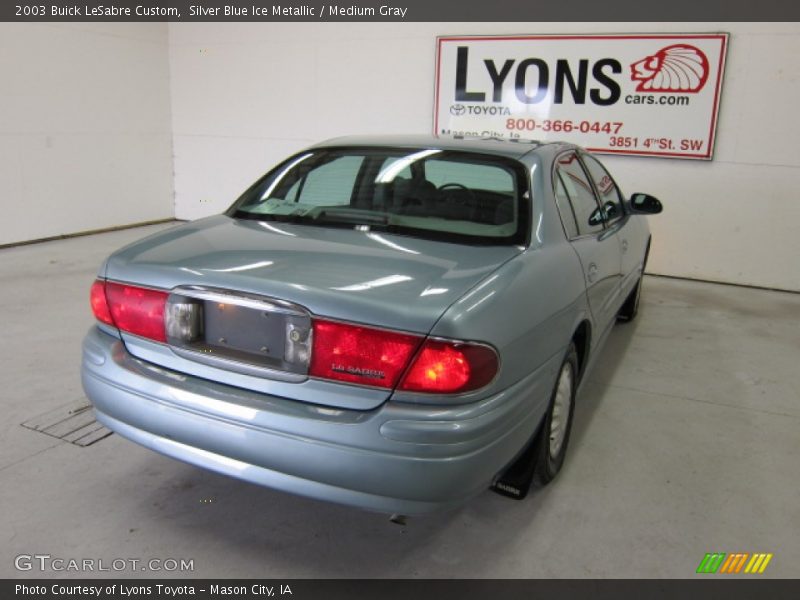 Silver Blue Ice Metallic / Medium Gray 2003 Buick LeSabre Custom