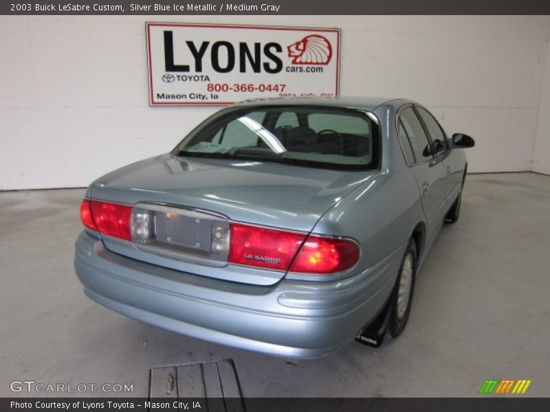 Silver Blue Ice Metallic / Medium Gray 2003 Buick LeSabre Custom