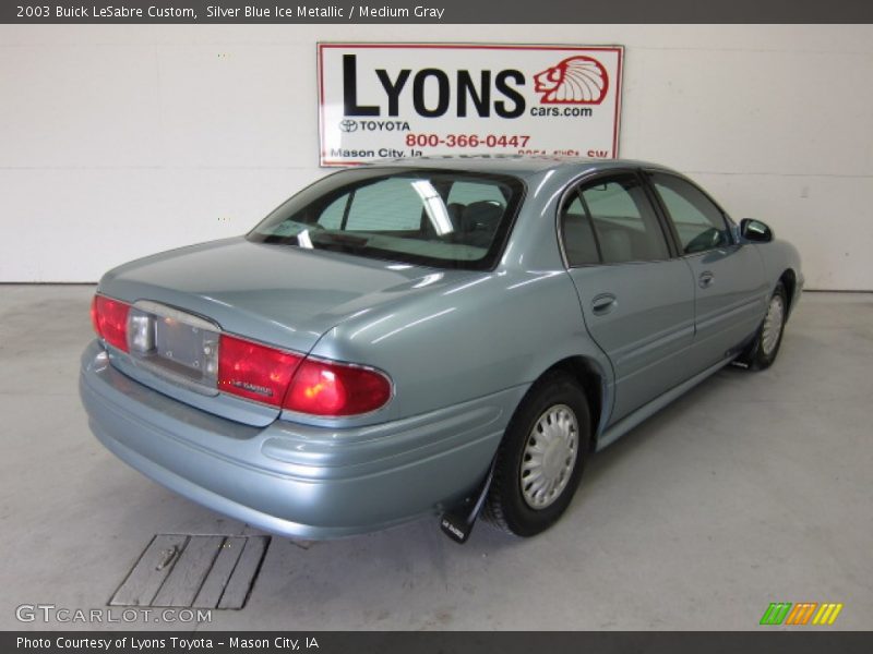 Silver Blue Ice Metallic / Medium Gray 2003 Buick LeSabre Custom
