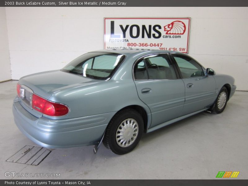 Silver Blue Ice Metallic / Medium Gray 2003 Buick LeSabre Custom