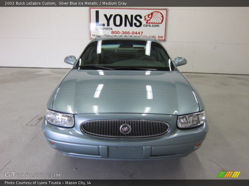 Silver Blue Ice Metallic / Medium Gray 2003 Buick LeSabre Custom