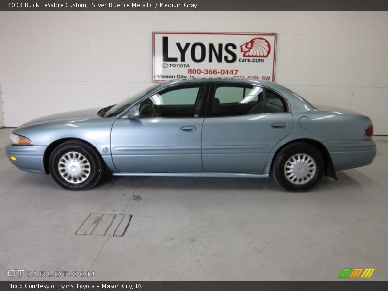 Silver Blue Ice Metallic / Medium Gray 2003 Buick LeSabre Custom