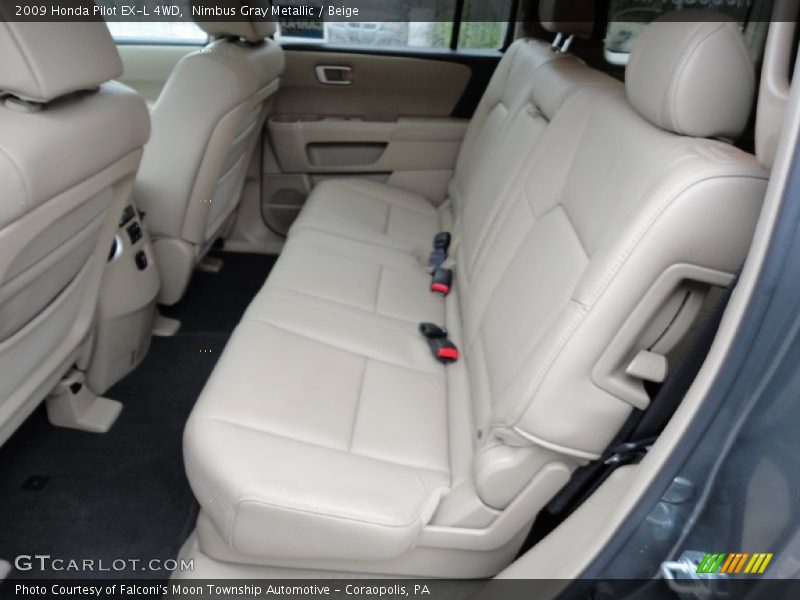 Nimbus Gray Metallic / Beige 2009 Honda Pilot EX-L 4WD