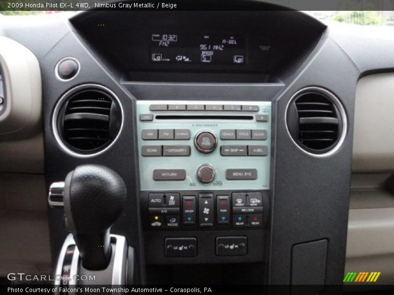 Nimbus Gray Metallic / Beige 2009 Honda Pilot EX-L 4WD