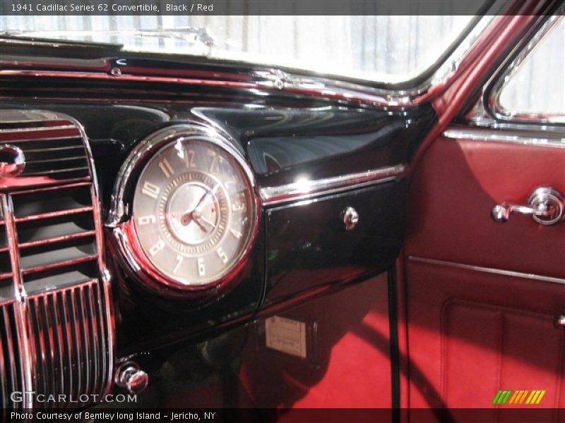 Black / Red 1941 Cadillac Series 62 Convertible