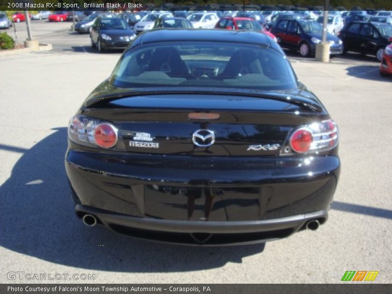 Brilliant Black / Black 2008 Mazda RX-8 Sport