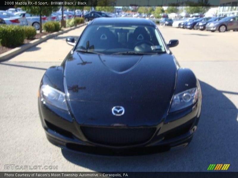 Brilliant Black / Black 2008 Mazda RX-8 Sport