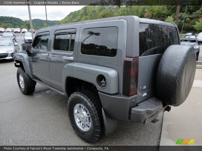 Graphite Metallic / Ebony Black 2008 Hummer H3