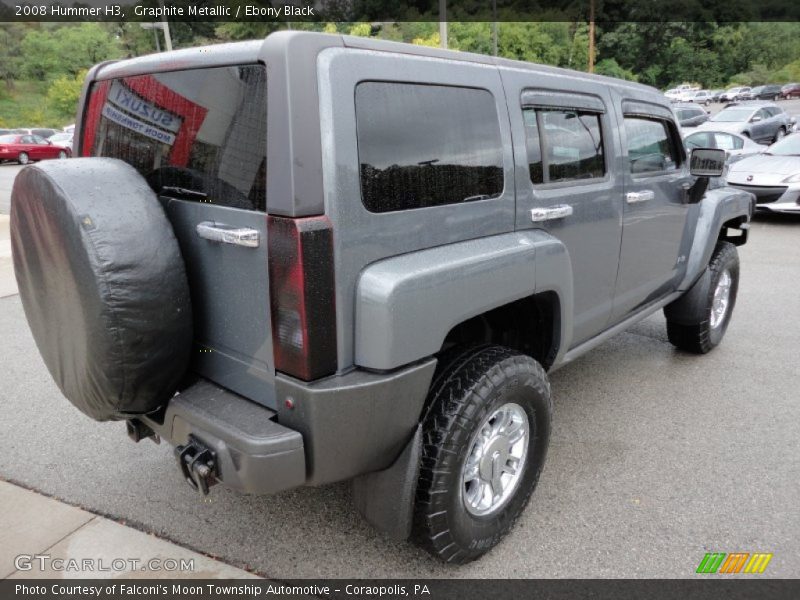 Graphite Metallic / Ebony Black 2008 Hummer H3