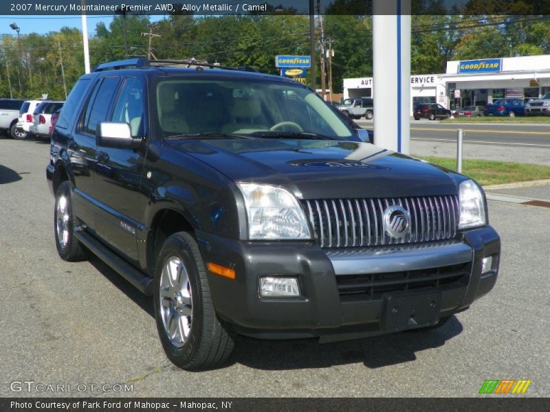 Alloy Metallic / Camel 2007 Mercury Mountaineer Premier AWD